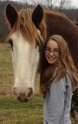 gIRL WITH HORSE